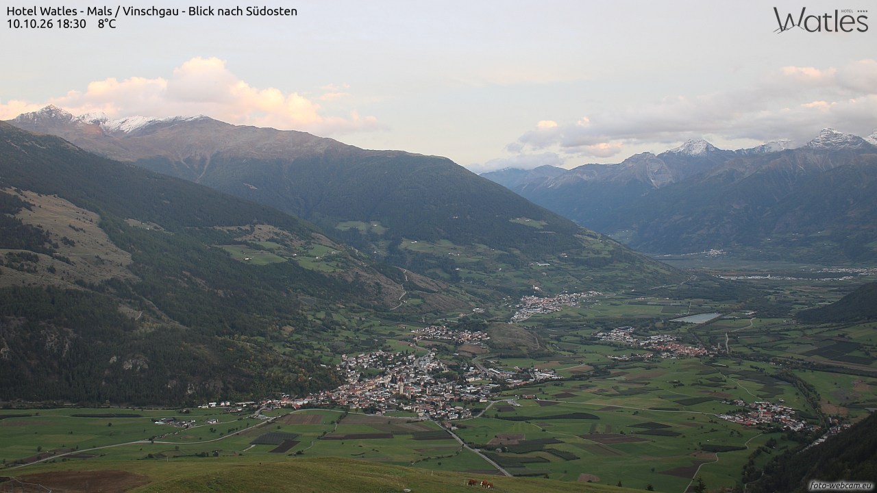 Archiv Foto Webcam Panoramablick vom Hotel Watles
