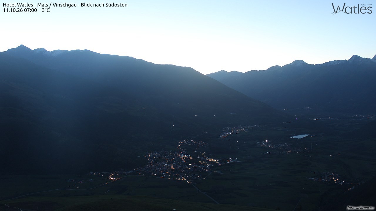 Archiv Foto Webcam Panoramablick vom Hotel Watles