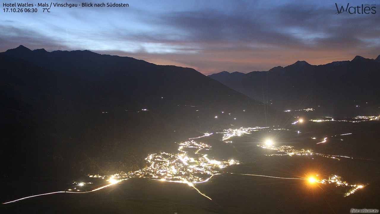 Archiv Foto Webcam Panoramablick vom Hotel Watles