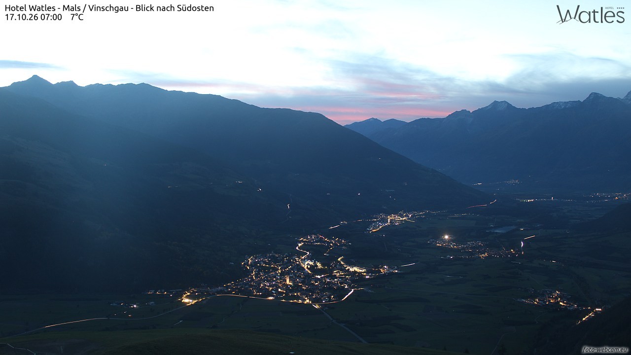Archiv Foto Webcam Panoramablick vom Hotel Watles