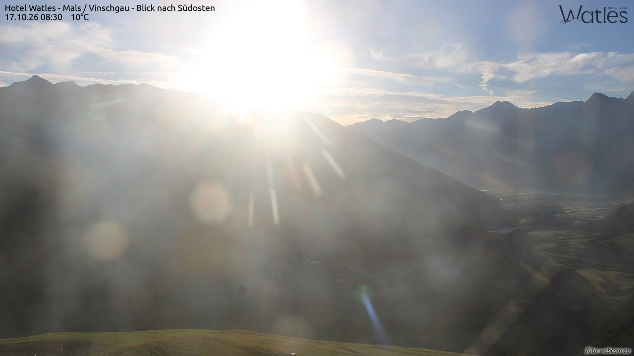 Archiv Foto Webcam Panoramablick vom Hotel Watles