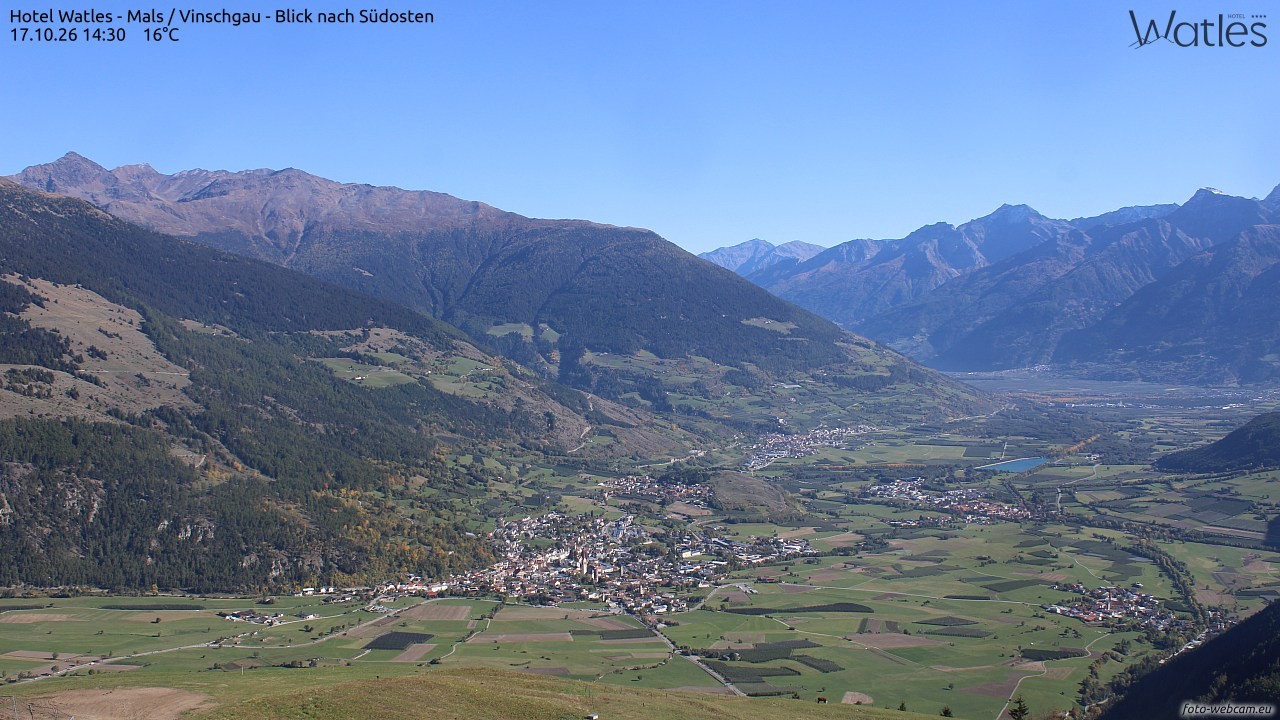 Archiv Foto Webcam Panoramablick vom Hotel Watles