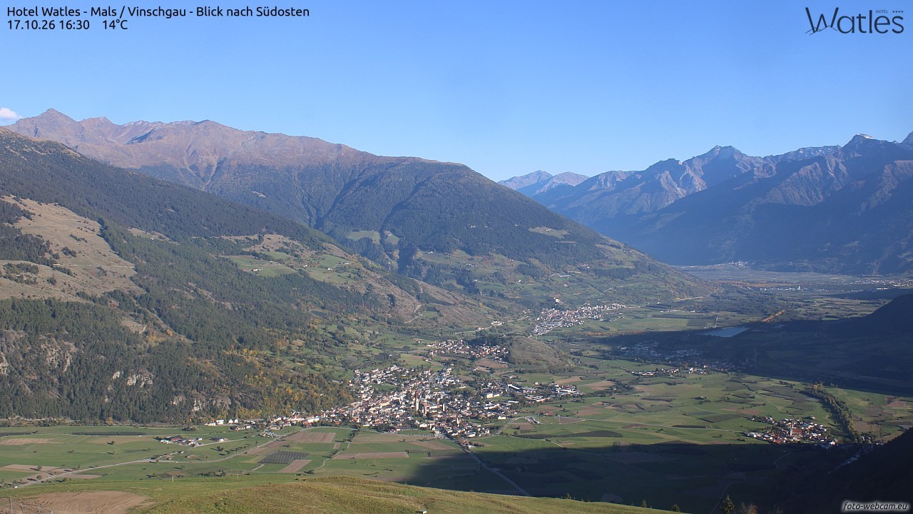 Archiv Foto Webcam Panoramablick vom Hotel Watles