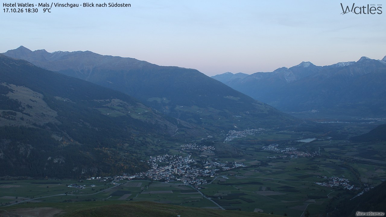 Archiv Foto Webcam Panoramablick vom Hotel Watles