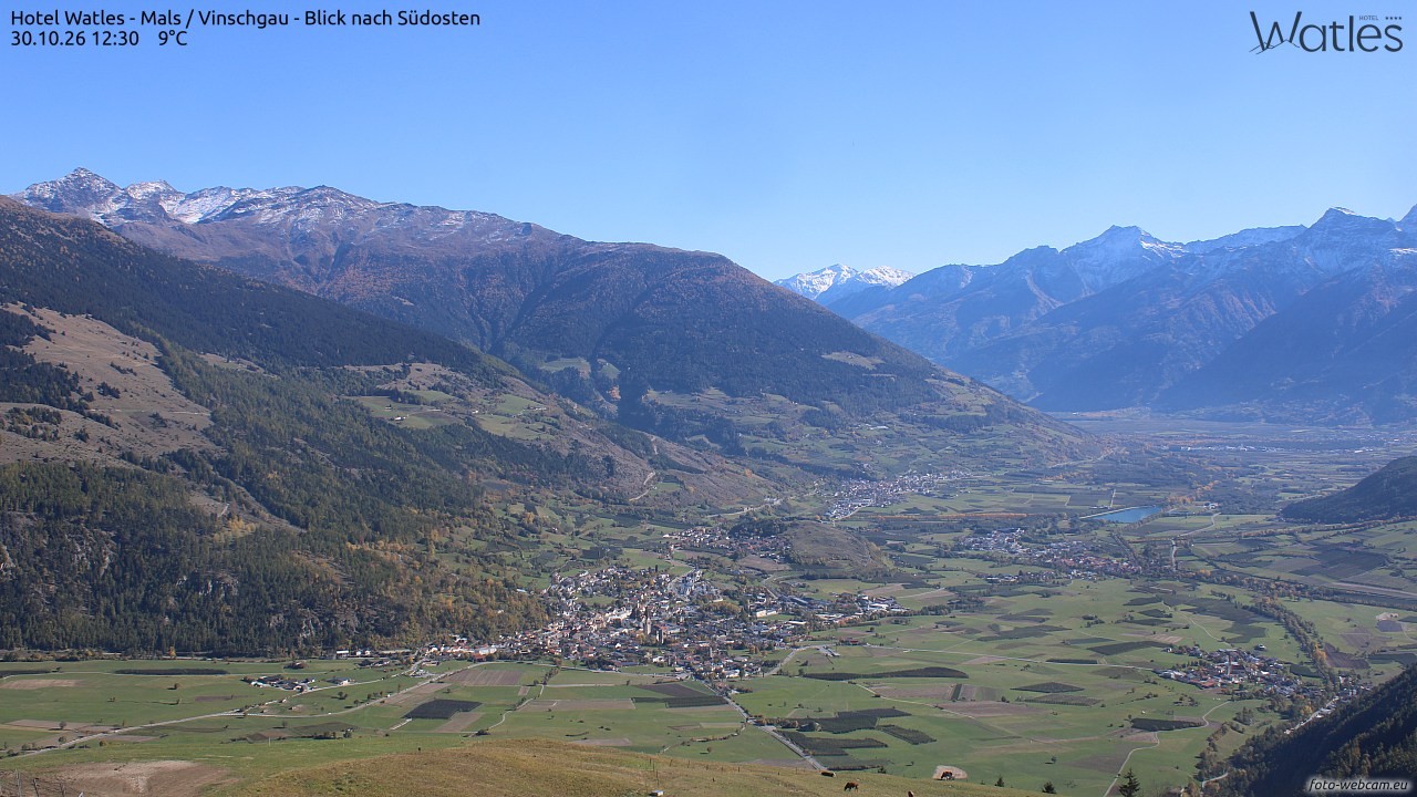 Archiv Foto Webcam Panoramablick vom Hotel Watles