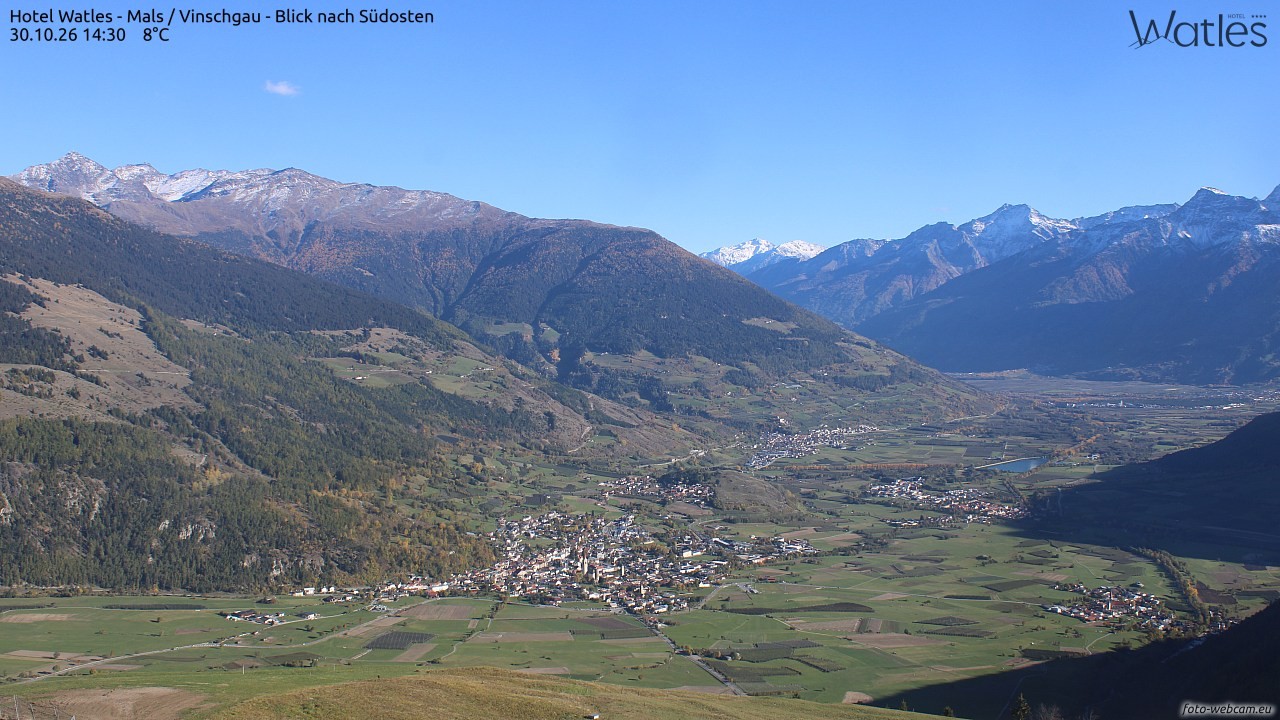 Archiv Foto Webcam Panoramablick vom Hotel Watles