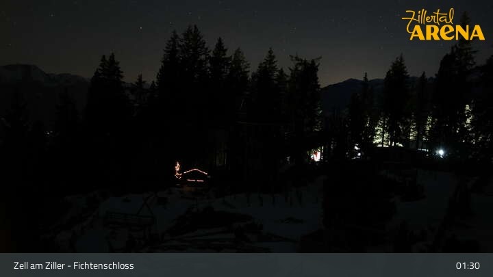 Archiv Foto Webcam Fichtenschloss Zell am Ziller