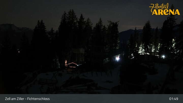 Archiv Foto Webcam Fichtenschloss Zell am Ziller