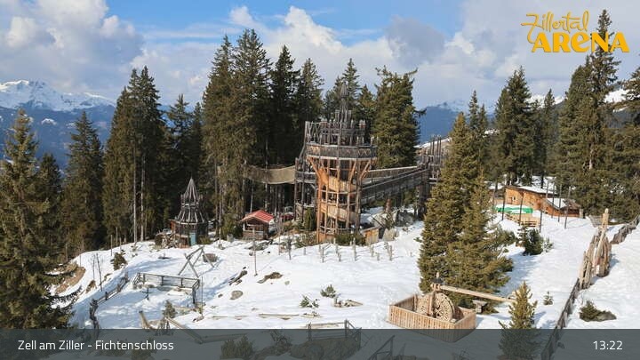 Archiv Foto Webcam Fichtenschloss Zell am Ziller