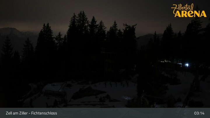 Archiv Foto Webcam Fichtenschloss Zell am Ziller