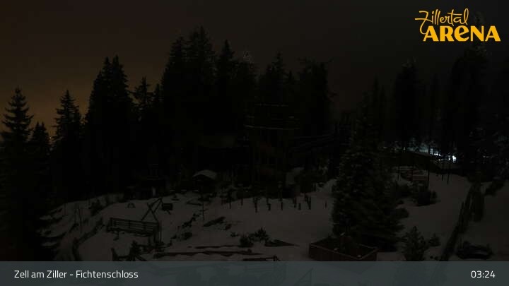 Archiv Foto Webcam Fichtenschloss Zell am Ziller