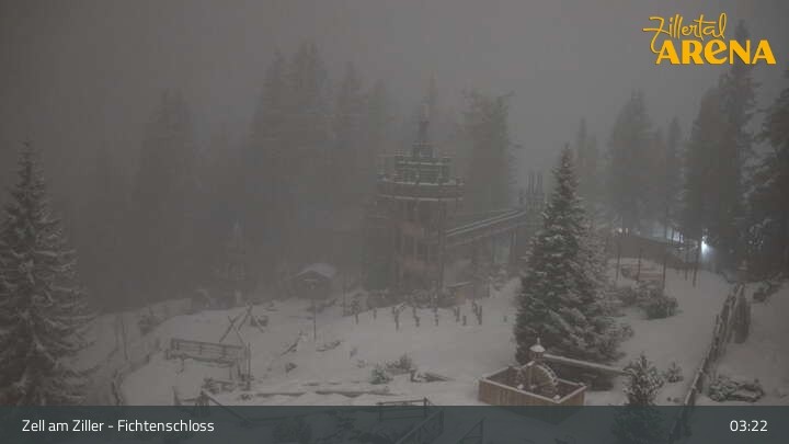 Archiv Foto Webcam Fichtenschloss Zell am Ziller