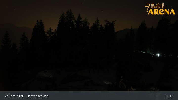 Archiv Foto Webcam Fichtenschloss Zell am Ziller