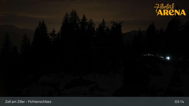 Archiv Foto Webcam Fichtenschloss Zell am Ziller