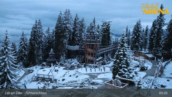 Archiv Foto Webcam Fichtenschloss Zell am Ziller