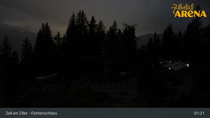 Archiv Foto Webcam Fichtenschloss Zell am Ziller