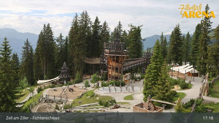 Archiv Foto Webcam Fichtenschloss Zell am Ziller