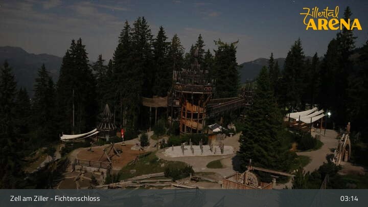 Archiv Foto Webcam Fichtenschloss Zell am Ziller