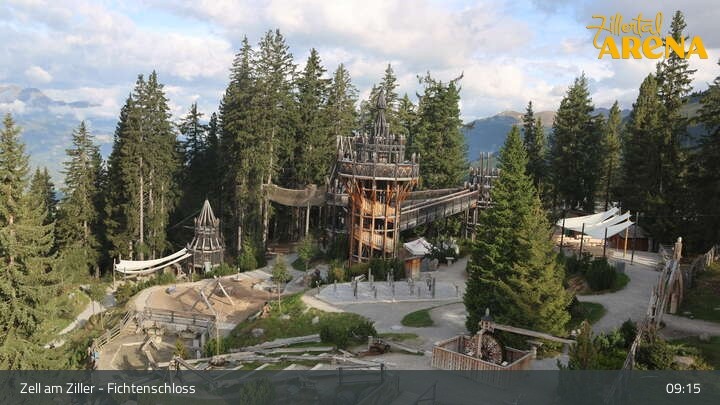 Archiv Foto Webcam Fichtenschloss Zell am Ziller