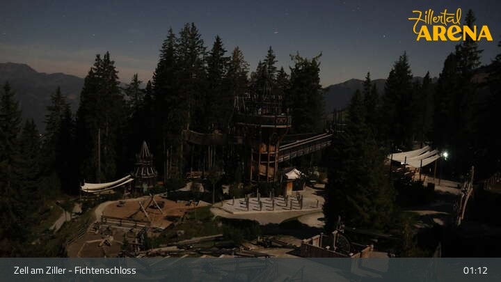 Archiv Foto Webcam Fichtenschloss Zell am Ziller