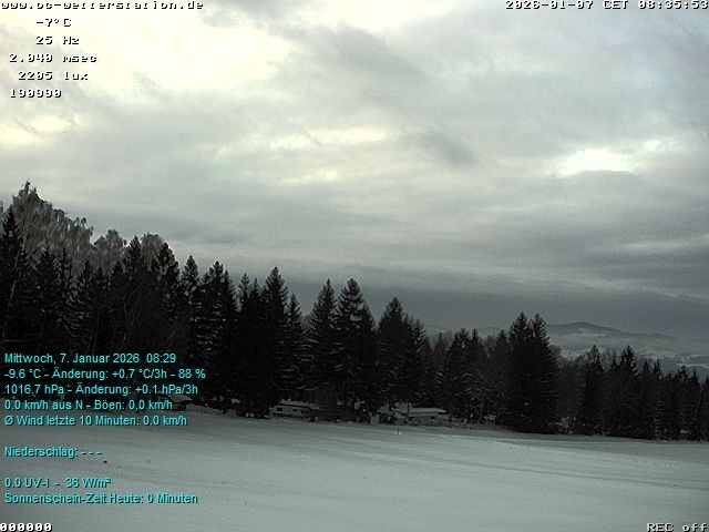 Archiv Foto Webcam der Ferienwohnung Thieme