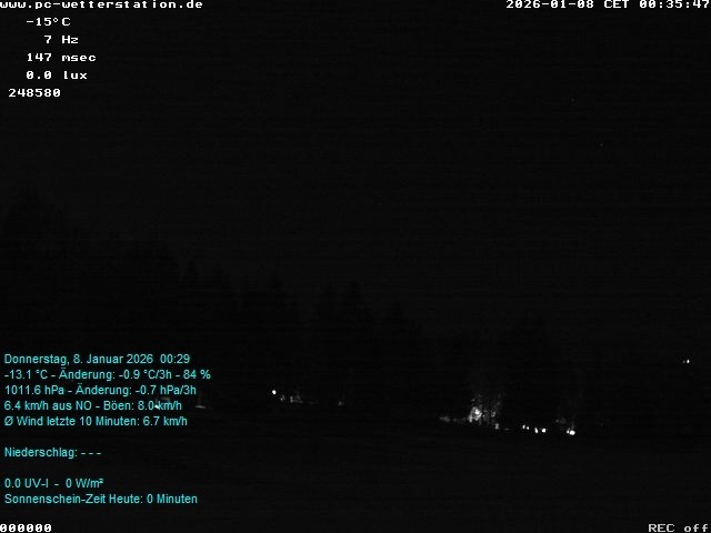 Archived image Webcam in Lackenhäuser