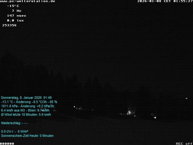 Archived image Webcam in Lackenhäuser