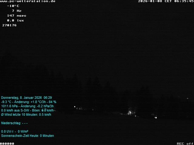 Archived image Webcam in Lackenhäuser