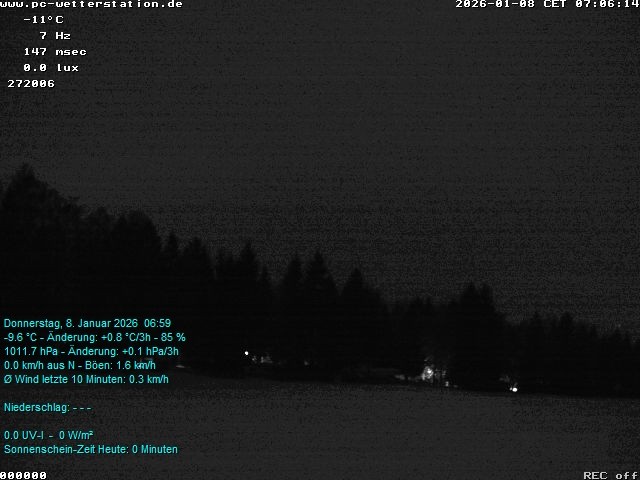 Archived image Webcam in Lackenhäuser