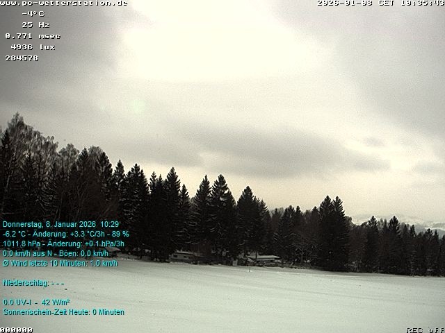 Archived image Webcam in Lackenhäuser