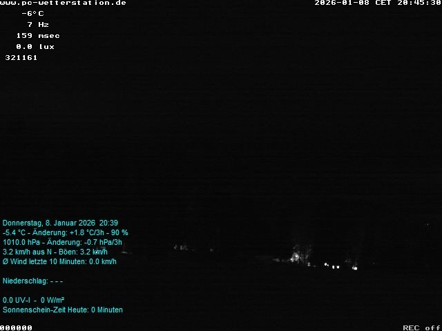 Archiv Foto Webcam der Ferienwohnung Thieme