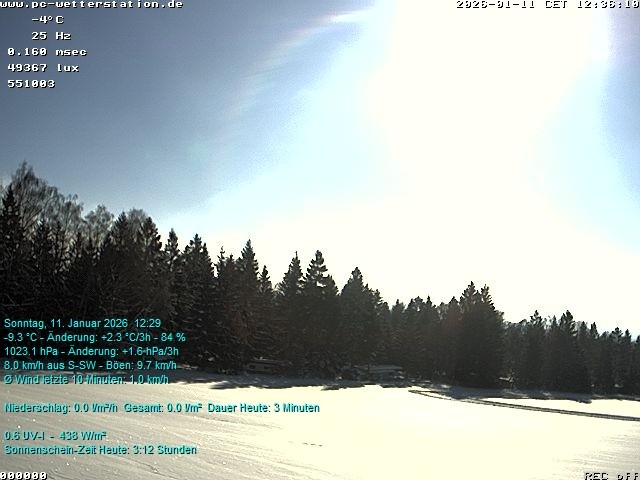Archiv Foto Webcam der Ferienwohnung Thieme