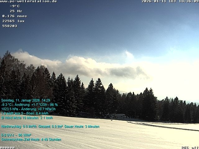 Archiv Foto Webcam der Ferienwohnung Thieme