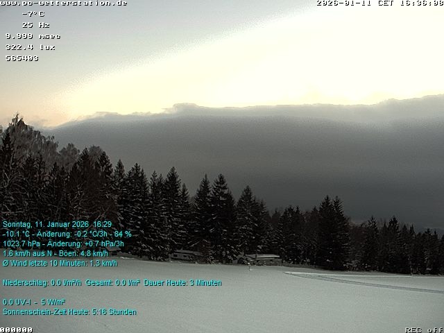 Archiv Foto Webcam der Ferienwohnung Thieme