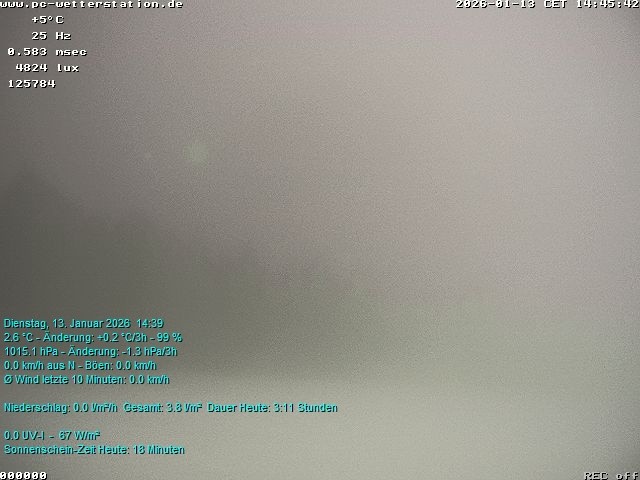 Archiv Foto Webcam der Ferienwohnung Thieme