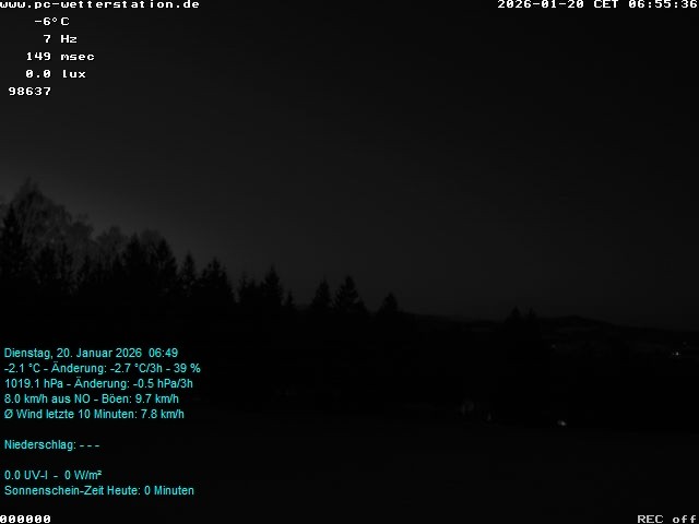 Archived image Webcam in Lackenhäuser