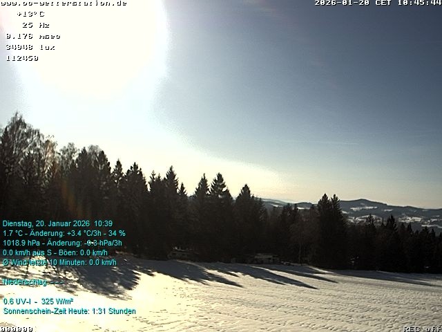 Archived image Webcam in Lackenhäuser