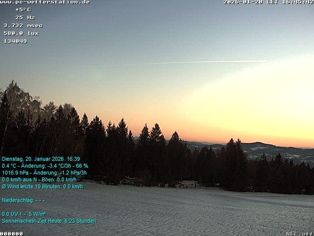 Archived image Webcam in Lackenhäuser