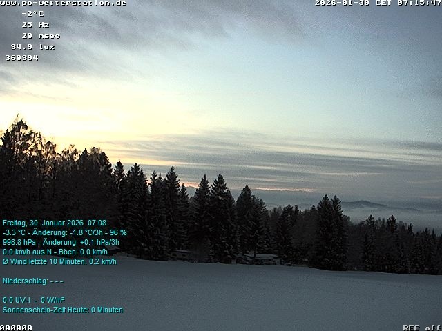 Archiv Foto Webcam der Ferienwohnung Thieme