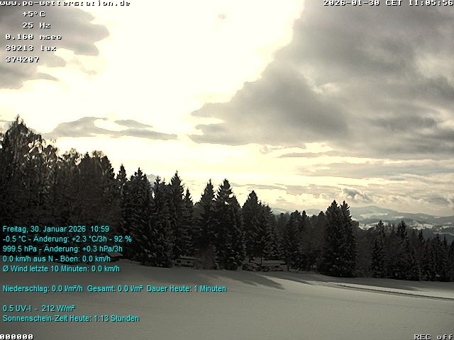 Archiv Foto Webcam der Ferienwohnung Thieme