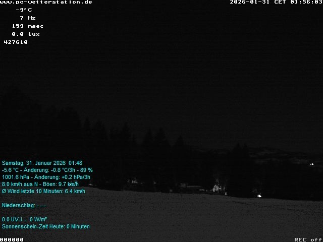 Archiv Foto Webcam der Ferienwohnung Thieme