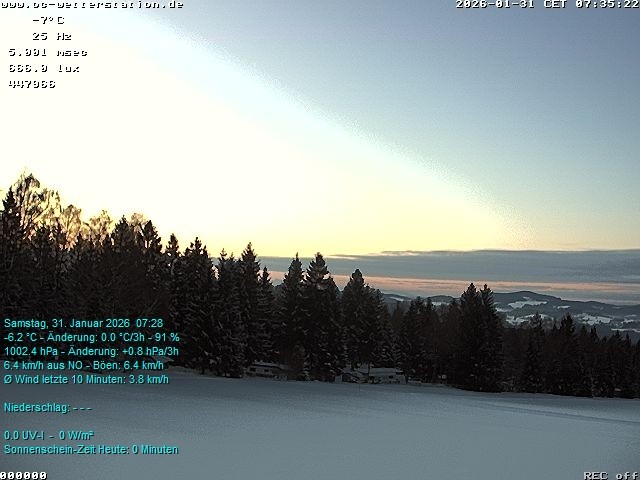 Archiv Foto Webcam der Ferienwohnung Thieme