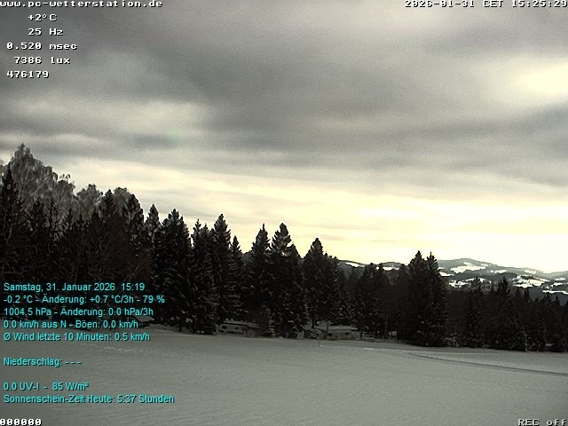 Archiv Foto Webcam der Ferienwohnung Thieme