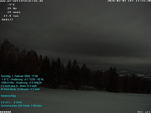 Archiv Foto Webcam der Ferienwohnung Thieme