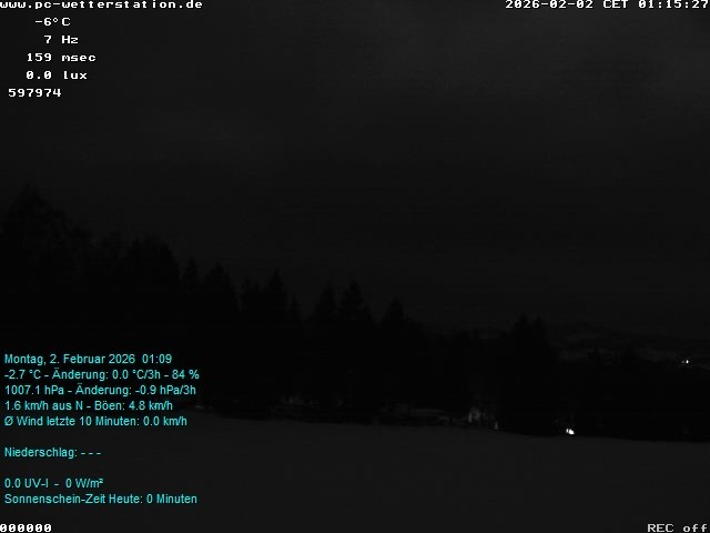 Archiv Foto Webcam der Ferienwohnung Thieme