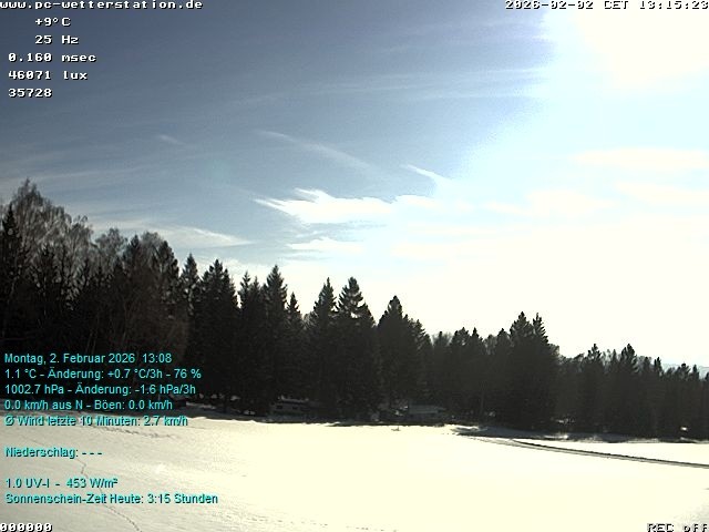 Archiv Foto Webcam der Ferienwohnung Thieme