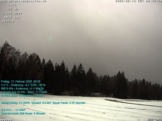 Archiv Foto Webcam der Ferienwohnung Thieme