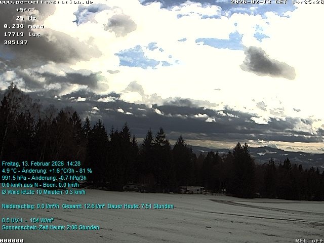 Archiv Foto Webcam der Ferienwohnung Thieme