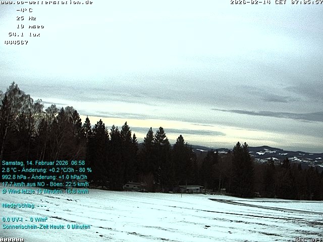 Archived image Webcam in Lackenhäuser