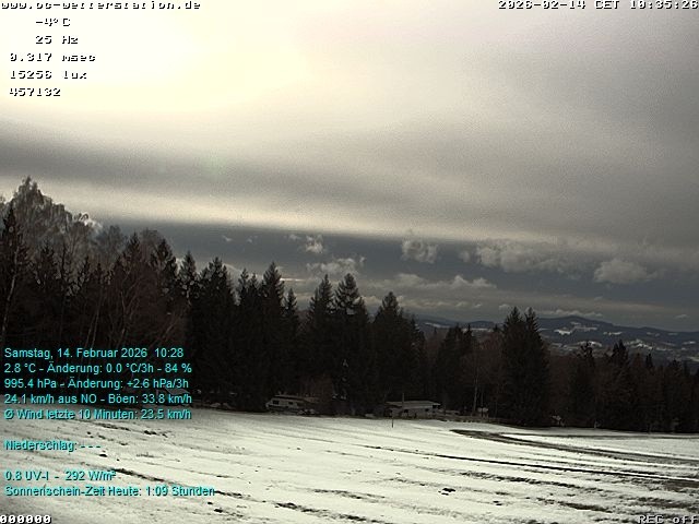 Archived image Webcam in Lackenhäuser